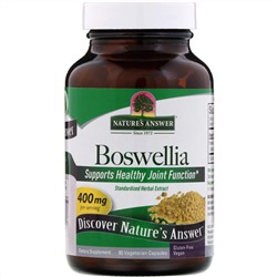 Nature's Answer, Босвеллия, 400 мг, 90 вегетарианских капсул