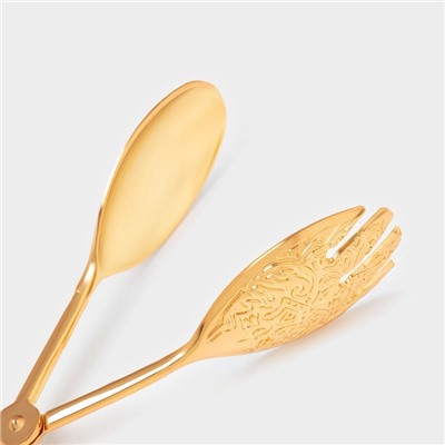 Щипцы для подачи «Рахат золото», h=22 см, цвет золотистый