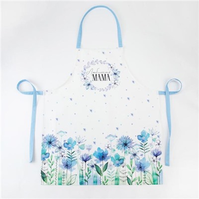 Фартук Этель «Незабудки», 60×70 см, 100% хлопок, саржа 190 г/м²