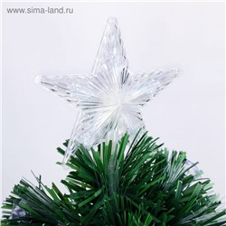 УЦЕНКА Ёлка светодиодная «Галактика» 120 см, диаметр нижнего яруса 60 см, 125 ПВХ веток, мигание, свечение белое/синие