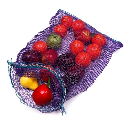 Сетка овощная, фиолетовая, 35×60 см, 15 кг набор 100 шт.