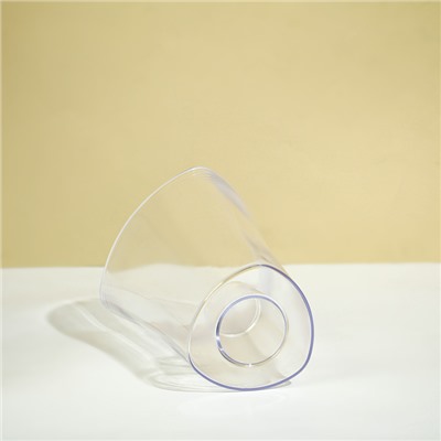 Горшок для орхидей, 1.3 л, 13.6×14.1×20 см, пластиковый, прозрачный