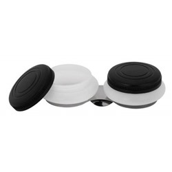 Масленка двойная с крышкой, диаметр 5 см, высота 3,5 см, пластиковая 2411301697 Невская палитра