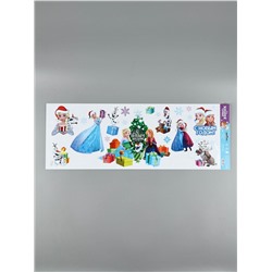 Виниловые наклейки «С Новым годом», 70 × 25 см