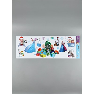 Виниловые наклейки «С Новым годом», 70 × 25 см