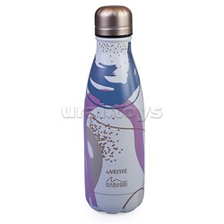 Бутылка-термос "Marandi" 350 мл, 23x7x7 см, 8-12 часов, нержавеющая сталь (внутренняя 304SS, внешняя 201SS), с герметичной крышкой-пробкой, в оливковых тонах