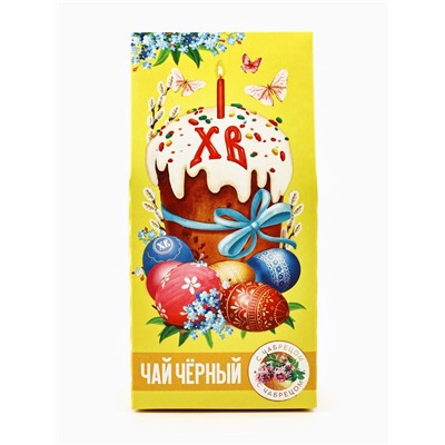 Чай чёрный на пасху «Кулич», с чабрецом, 50 г