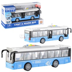 Автобус 1:16 (свет, звук) на батарейках, в коробке