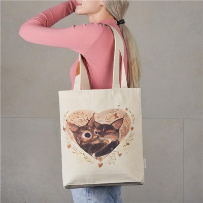 Сумка-шоппер 34х36 см "ЛЮБОВЬ" 16-004-03/05 Bruno Visconti