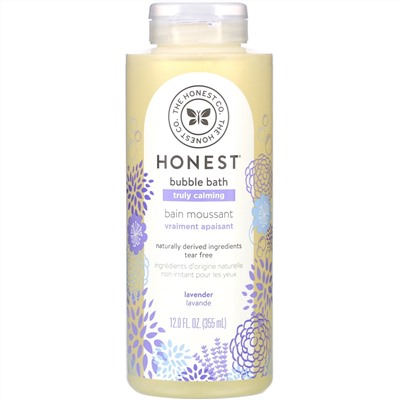 The Honest Company, Truly Calming Bubble Bath, Lavender, 12.0 fl oz (355 ml)