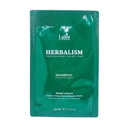 Lador Шампунь для волос успокаивающий в пробнике / Herbalism Shampoo Pouch, 10 мл 18715