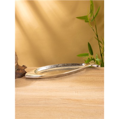 Блюдо сервировочное «Рыбка», 32×9×1.5 см, алюминий