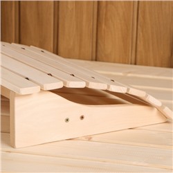 Подголовник анатомический для бани и сауны, 32×28×9.5 см, деревянный, «Добропаровъ»