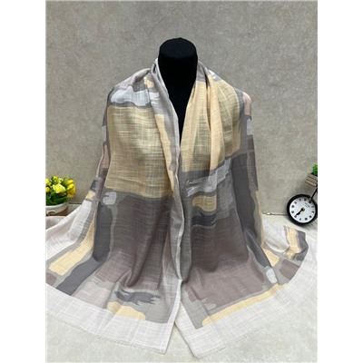 Легкий платок на голову и шею, мультицвет