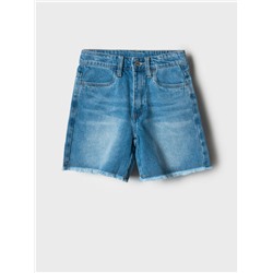 Шорты текстильные джинсовые для девочек