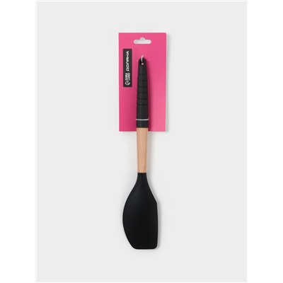 Лопатка Доляна «Брауни», 32×6 см, серая, бежевая