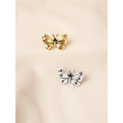 Брошь Бабочка / 6488 /уп 12/микс