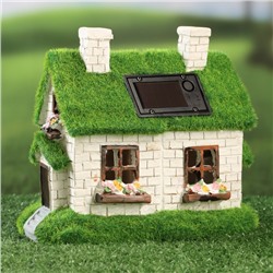 Садовая фигура - фонарь из полистоуна «Домик феи», 20×10×16 см