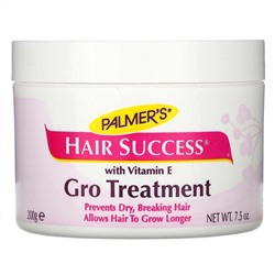 Palmer's, Hair Success, Gro Treatment, с витамином E, 200 г (7,5 унции)