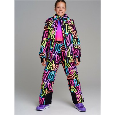 Комплект текстильный с полиуретановым покрытием для девочек: куртка, брюки