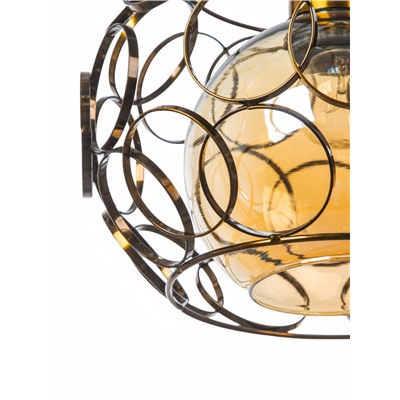 Светильник Melanie 1×40 Вт Е27 латунь 23×23×25 см