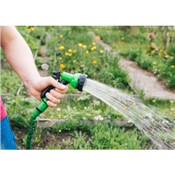 Пистолет для полива, 5 режимов, под шланги 1/2" (12 мм), 3/4" (19 мм), 1" (25 мм), пластик, Greengo