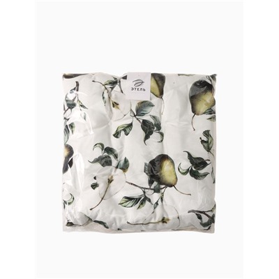 Подушка на стул «Этель. Груши», 42×42 см, белая