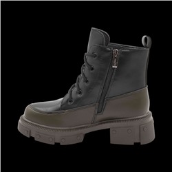 Ботинки на меху 9-2G черные