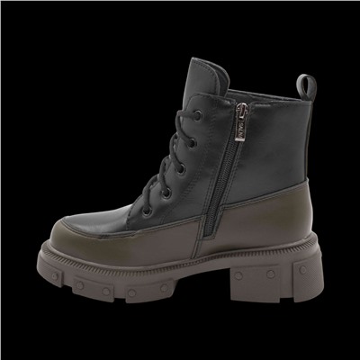 Ботинки на меху 9-2G черные