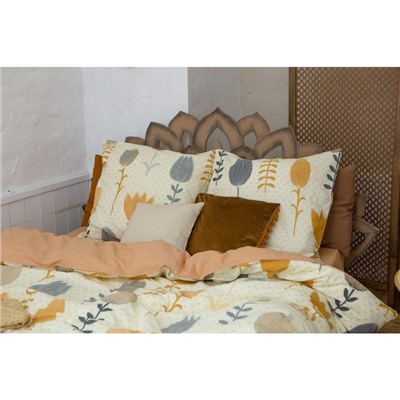 Постельное бельё 2-спальное «Этель» Autumn flowers, бязь