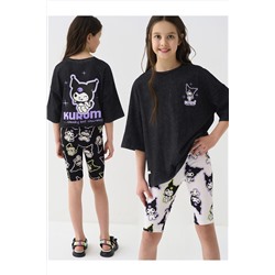 Брюки трикотажные для девочек (легинсы укороченные), 2 пары в комплекте PLAYTODAY, 1243232