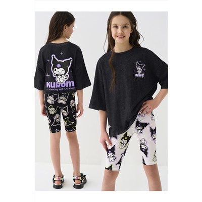 Брюки трикотажные для девочек (легинсы укороченные), 2 пары в комплекте PLAYTODAY, 1243232