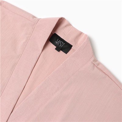 Костюм женский (кимоно, шорты) MIST Summer time, цвет пудра, размер 46