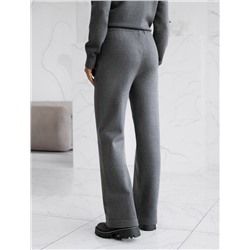 Прямые брюки из пряжи с кашемиром