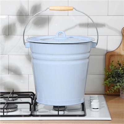 УЦЕНКА Ведро, 12 л, без крышки, светлое