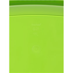 Таз хозяйственный овальный «Водолей», 11 л, пластик, салатовый