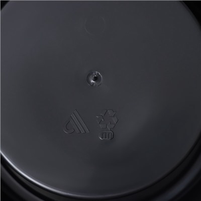 Ваза для цветов под срезку Альтернатива, 3 л, пластиковая, чёрная