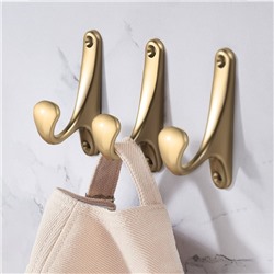 Крючок мебельный CAPPIO CLASSIC, однорожковый, цвет матовое золото