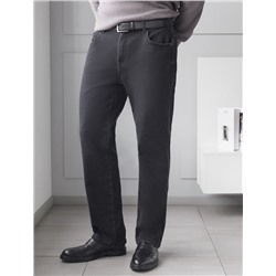 Джинсы утепленные прямые из эластичного денима с мягким флисом