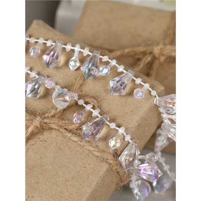 Новогодние бусы на елку 5м / DW-1380 /уп 120/