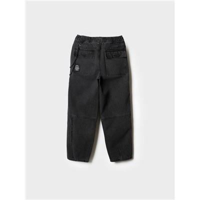 Брюки текстильные джинсовые для мальчиков