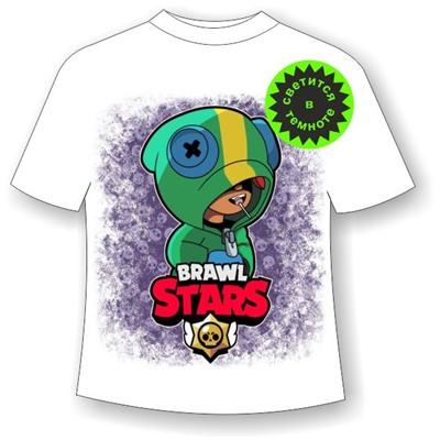 Подростковая футболка Brawl Stars Леон 1071