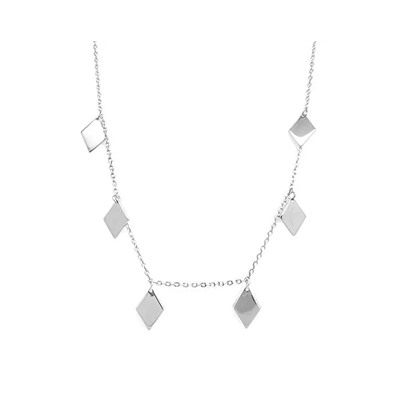 Колье из серебра без вставки, ТФК-44