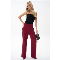 Брюки Агния (бордовый)