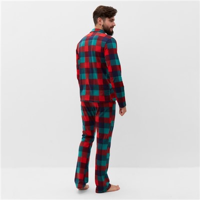 Пижама мужская KAFTAN Xmas mood, размер 54