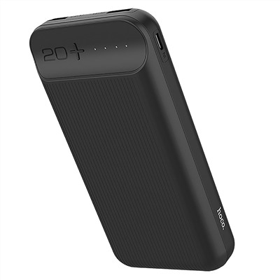 Внешний аккумулятор Hoco J52A (пов.уп) 20 000mAh Micro/USB*2 (black)