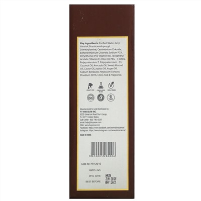 Wow Skin Science, кондиционер, органическое кокосовое масло первого отжима и масло авокадо, 500 мл (16,9 жидк. унции)