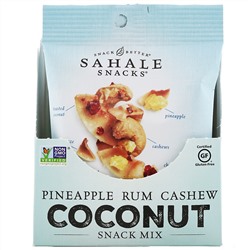 Sahale Snacks, Смесь снеков, ананас, ром, кешью и кокос, 7 пакетиков по 42,5 г (1,5 унции)