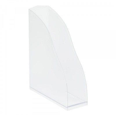 Лоток для бумаг вертикальный  85 мм ДЕЛЬТА прозрачный ЛТВ-30449 Стамм