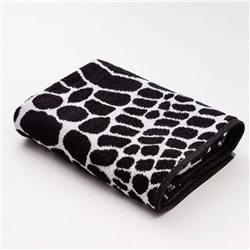 Полотенце махровое Этель ЧБ «Змея», пестроткань, 70×130 см